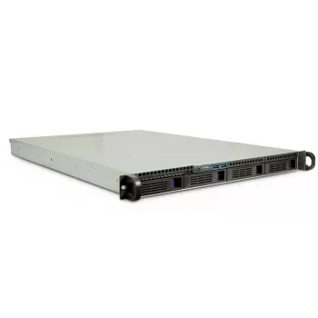 Inter-Tech IPC 1U-1404 rack zwart, roestvrijstaal