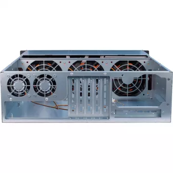 Inter-Tech 3U-30255 rack zwart, roestvrij staal