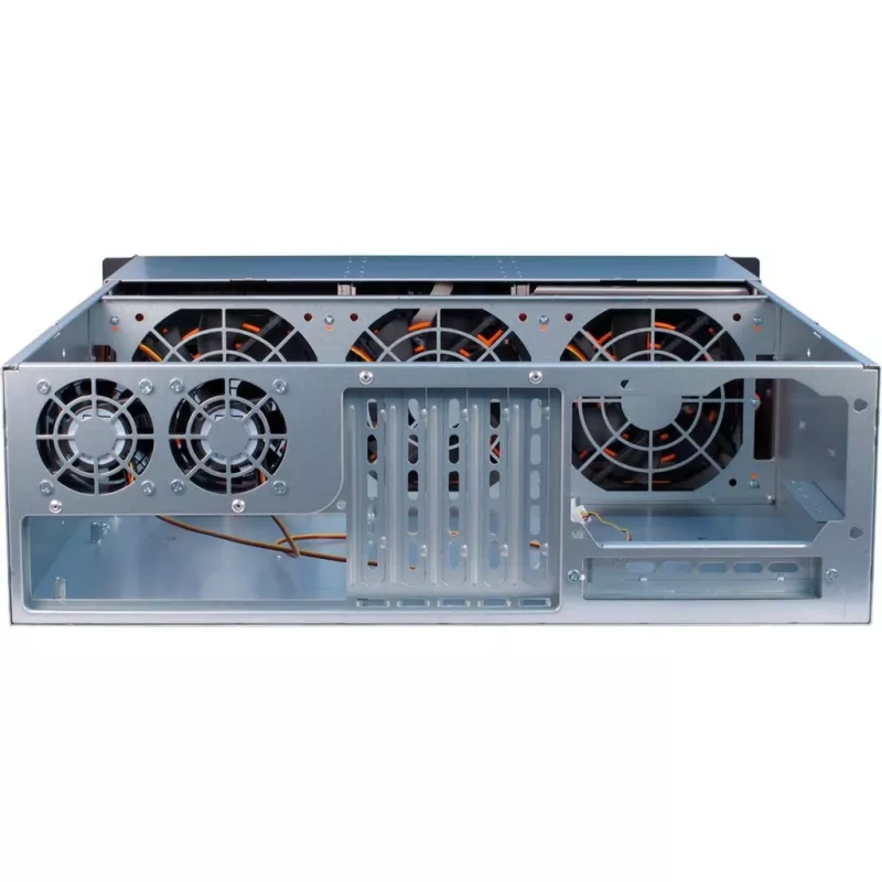 Inter-Tech 3U-30255 rack zwart, roestvrij staal