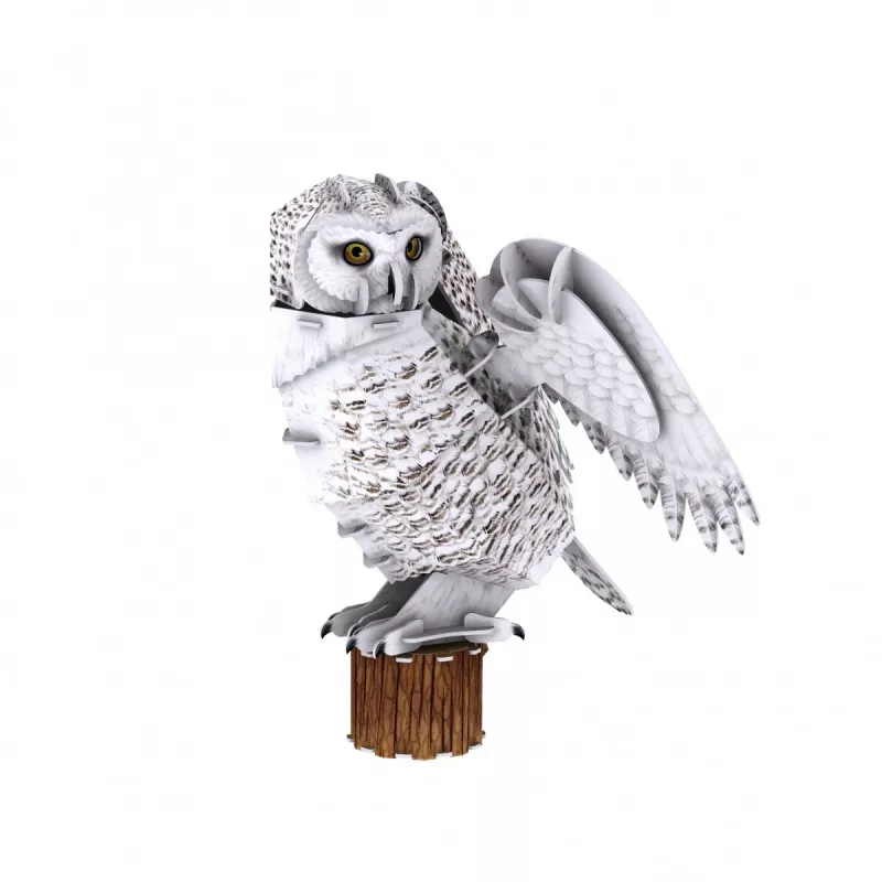 CubicFun 3D-puzzel NG sneeuwuil 32 onderdelen dieren vanaf 8 jaar