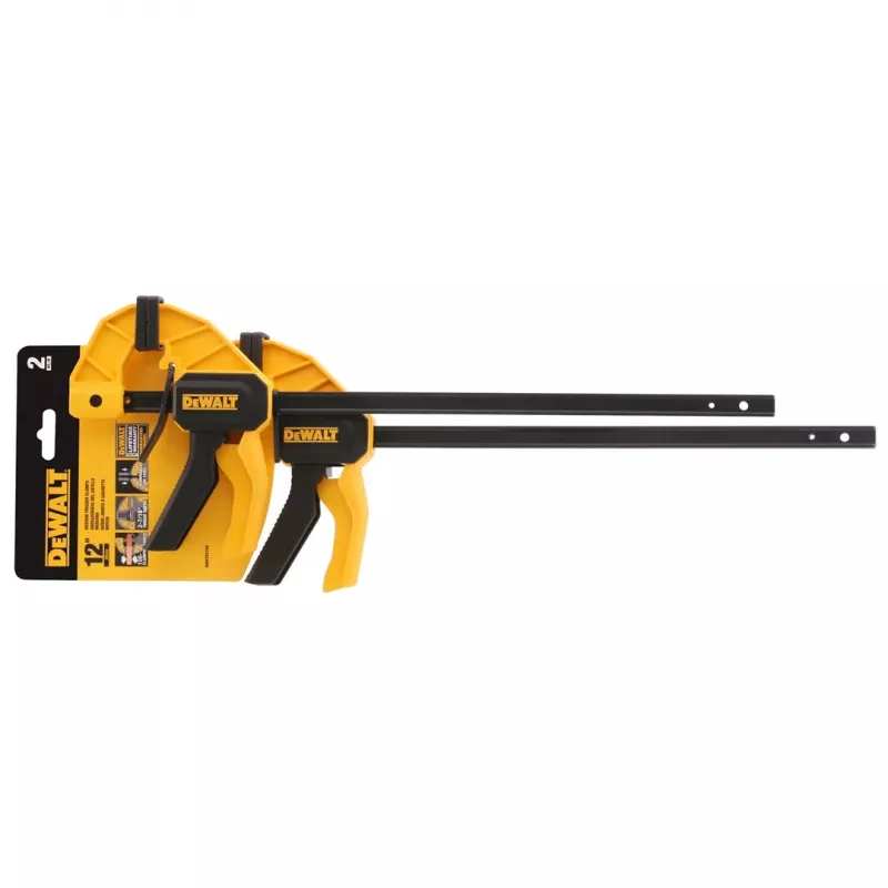 Klem DeWalt DWHT0-83158, 2-pack, metalen werkplaatsklem