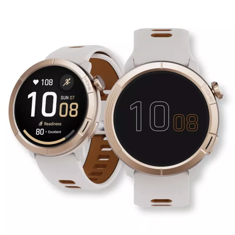 Smartwatch Stelio STSWA102GT Activ Pro GPS 46 mm goud titanium – GPS, 46 mm behuizing, titanium afwerking
