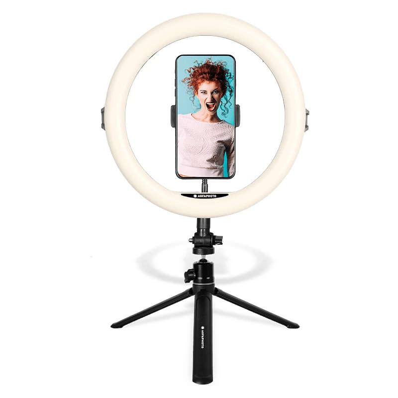 Agfa Arl11 Ring Light 120 LED Ring Vlog + statief + afstandsbediening