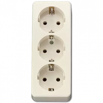 Elektrische netstekker type C JUNG 10S23LA ivoor 3P