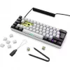 Sharkoon SGK50 S4 toetsenbord Home USB QWERTZ Duits wit RGB LED 60%