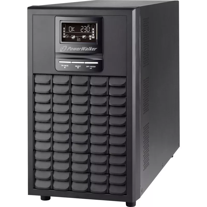 PowerWalker VFI 3000 CG PF1 dubbelconversie (online) 3 kVA 3000 W 9 AC-uitgangen