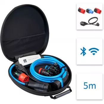 Mobiele wallbox 32A 5m set Optimal (22 kW, 5 meter kabel)