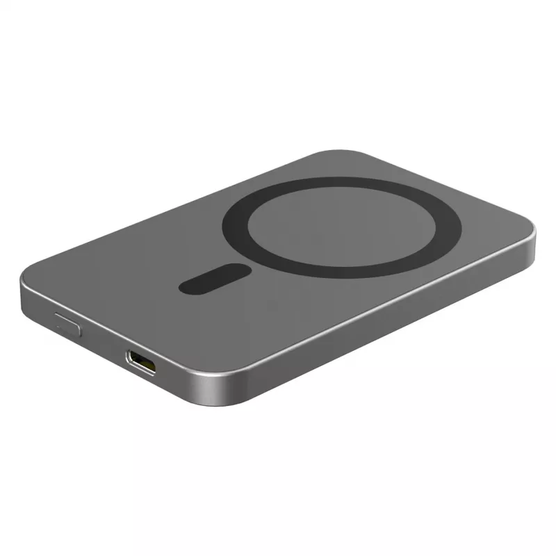 RealPower powerbank PB-5000 MAG grijs 5.000 mAh