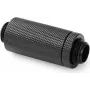 Alphacool ES D-plug 41-69mm G1/4 AG naar G1/4 AG - diepzwart (17650)