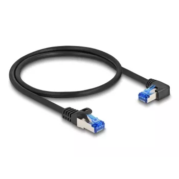 Netwerkkabel DeLOCK RJ45 Cat.6A S/FTP 0,5 m zwart