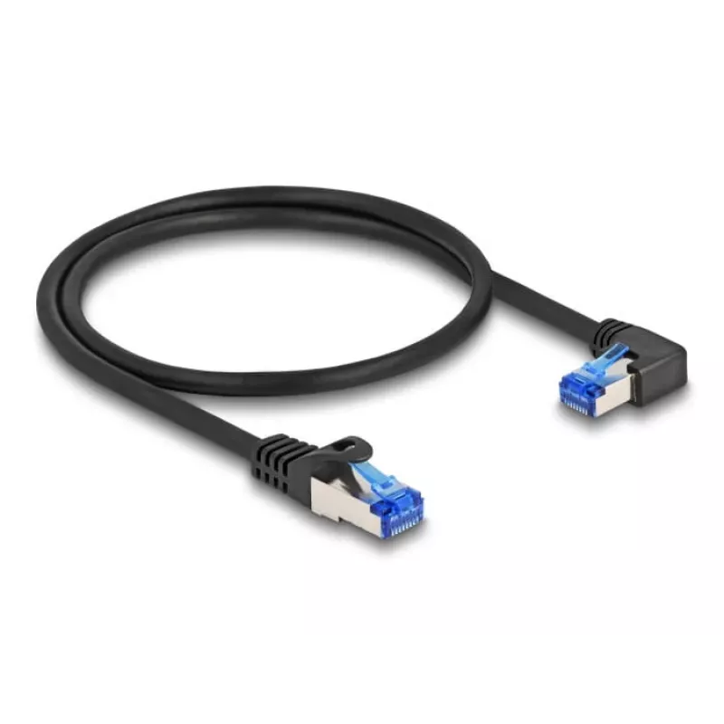 Netwerkkabel DeLOCK RJ45 Cat.6A S/FTP 0,5 m zwart