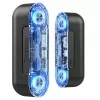 Draagbare elektrische kachel Ocoopa UT4103 — oplaadbare handwarmer, 4 warmtestanden, 10000 mAh, aluminium, blauw