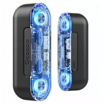 Draagbare elektrische kachel Ocoopa UT4103 — oplaadbare handwarmer, 4 warmtestanden, 10000 mAh, aluminium, blauw