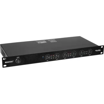 Versterker Omnitronic XDA-1206 Class-D 6-kanaals, 1200W totaalvermogen