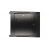 Extralink Rackmount-behuizing 6U 600x600 AZH zwart wandgemonteerd, kantelbaar