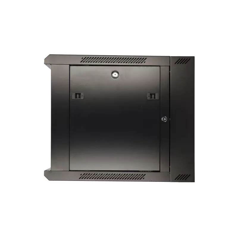 Extralink Rackmount-behuizing 6U 600x600 AZH zwart wandgemonteerd, kantelbaar