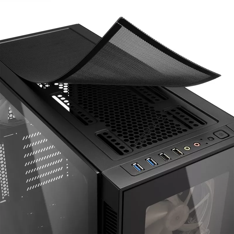 Sharkoon TG5 Pro RGB midi tower zwart