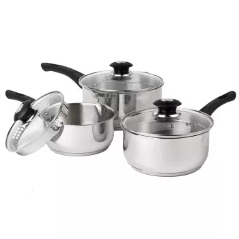 Pannenset Russell Hobbs RH00542EU7 — 3-delige antiaanbakpannen, vaatwasserbestendig