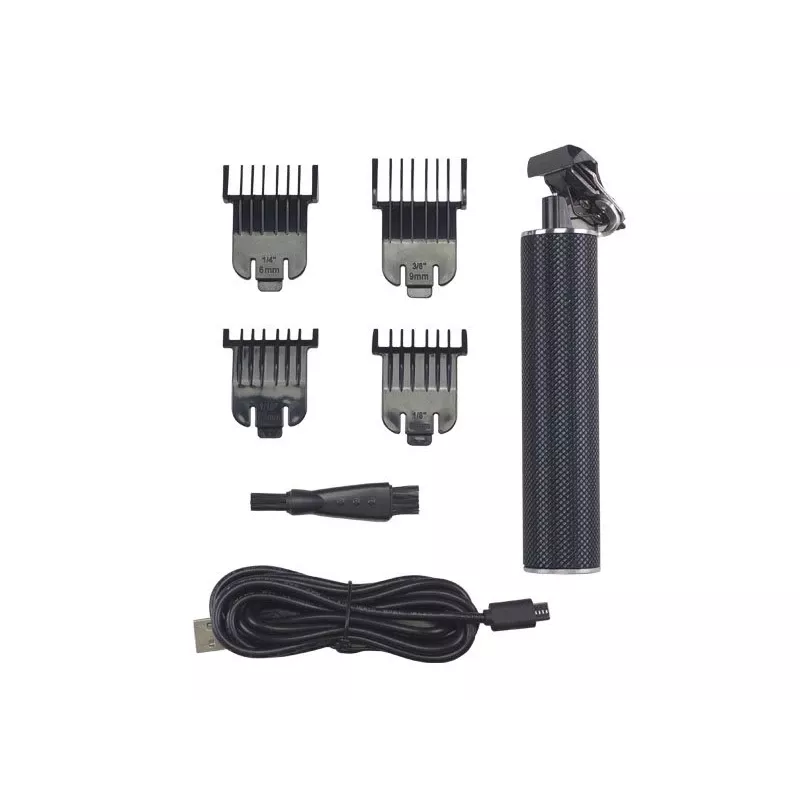 Beper P304CAP001 oplaadbare tondeuse voor haar en baard, IPX5, 600 mAh, 4 opzetkammen 1,5-9 mm