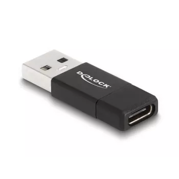 DeLOCK 60001 adapter USB A USB C zwart