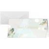 Wenskaarten sigel DS199 watercolor design, DIN-langformaat, pack voor kerst