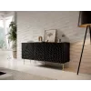 Cama Meble HOLE ladekast 152x42,5x74,5 cm, mat zwart