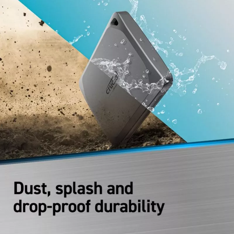 Crucial X9 Pro 4TB externe USB 3.2 Gen2 Type-C draagbare SSD