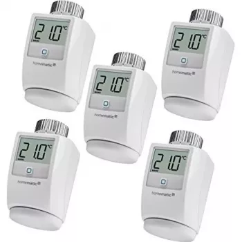 Radiatorthermostaat eQ-3 Homematic IP HKT 5-delige set — slimme radiatorkraan-set, 5 stuks