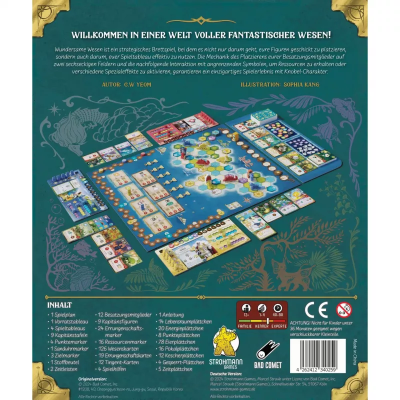 Wundersame Wesen, bordspel