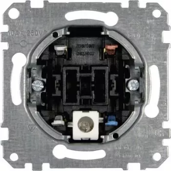 Wisselschakelaar Merten MEG3106-0000 — 1P, metallic, 250 V AC, 10 A