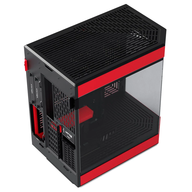 HYTE Y60 midi tower zwart, rood