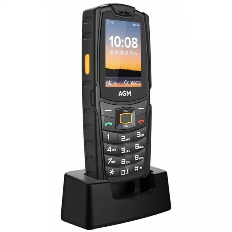 AGM M6 4G robuuste outdoor-toetsentelefoon (bar-model), IP68/IP69K, MIL-STD-810H, zonder voeding
