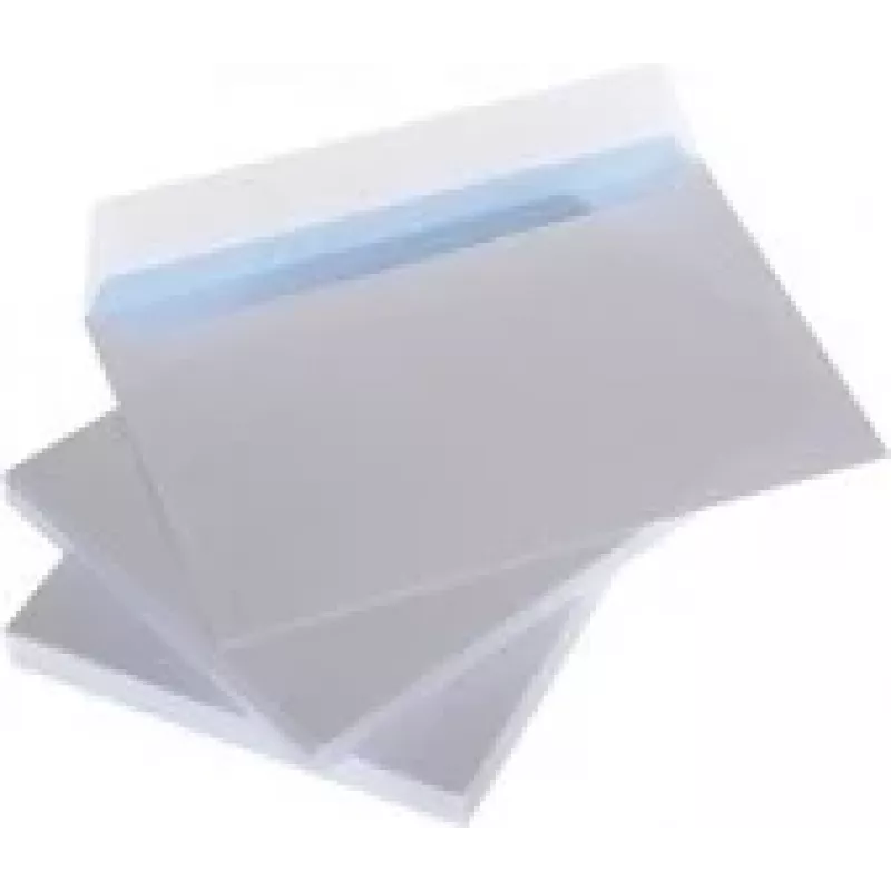 Enveloppen met strook C4 229x324 mm, wit 90 g, doos 500 stuks