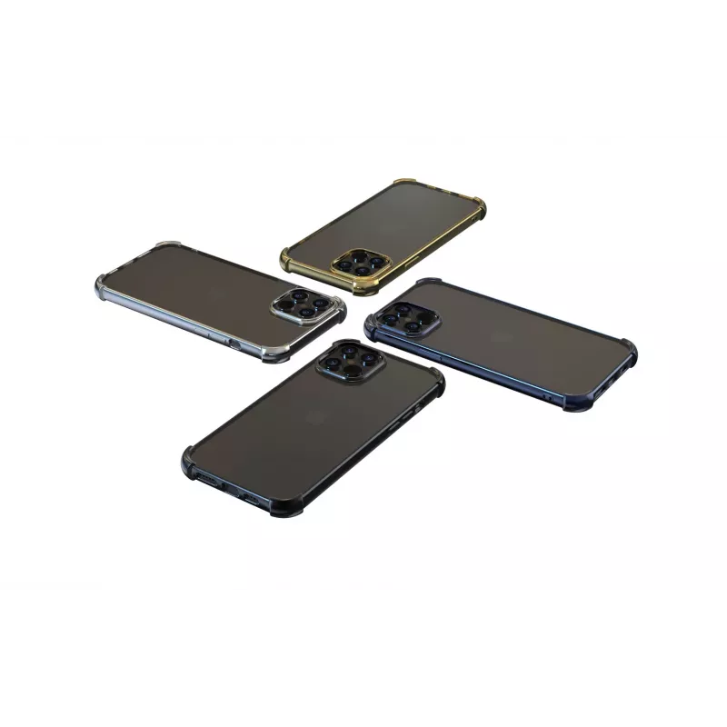 Zachte hoes Devia voor iPhone 12 Pro Max — schokbestendig, zwart