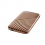 WD My Passport WDBAGF0020BGD - SSD - versleuteld - 2 TB - extern (draagbaar) - USB 3.2 Gen 2 (USB-C connector) - 256-bit AES - goud