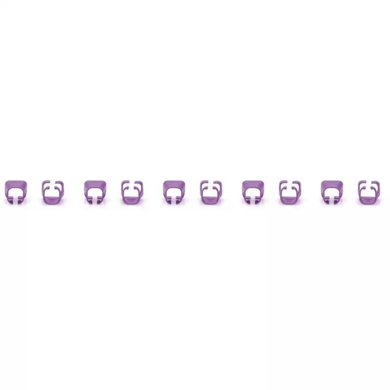 Kleurcoderingsclip Digitus Color Clips voor patchkabels A-CC-VI PVC violet