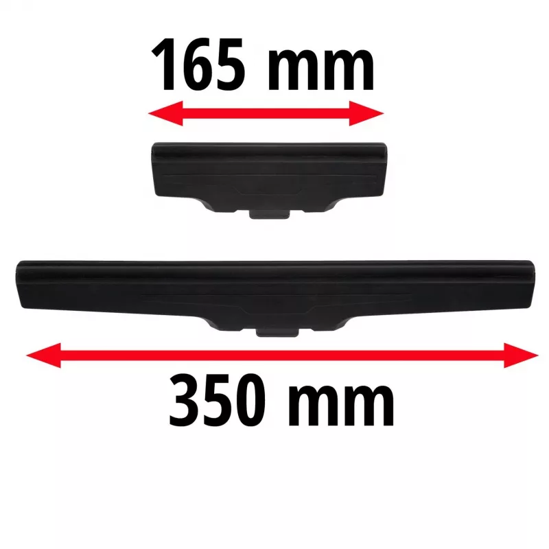 Sproeisetset BRILLIANTO, voor raamreiniger zwart, 2 stuks: 350mm en 165mm