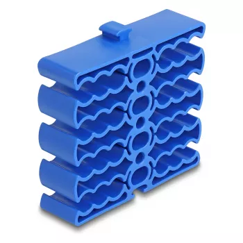 Kabelhouder DeLOCK 66325 blauw 24 kabelingangen