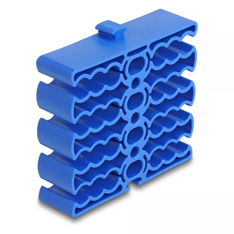 Kabelhouder DeLOCK 66325 blauw 24 kabelingangen