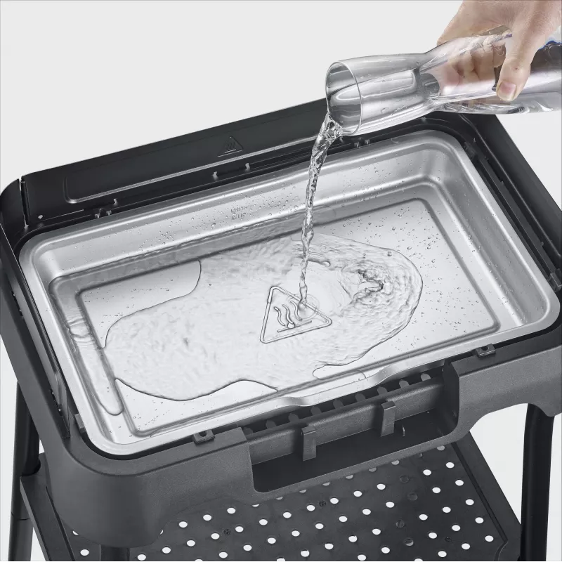SEVERIN PG 8594 tafel-elektrogrill — 2000 W, rechthoekig rooster, zwart