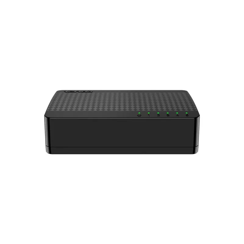 Netwerk-switch TENDA SG105M — 5-poorts Gigabit Ethernet (10/100/1000), zwart, desktop-/wandmontage