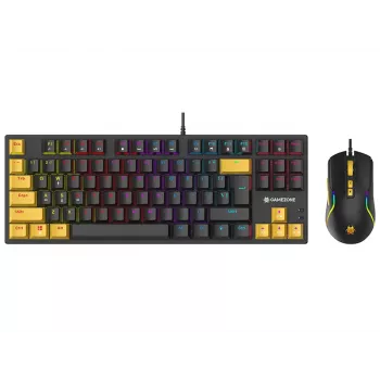 Tracer HORNET 87 toetsenbord muis inbegrepen gaming USB QWERTY Engels zwart, geel