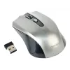 Draadloze muis GEMBIRD MUSW-4B-04-BG — rechtshandig, optisch 1600 DPI, 4 knoppen, RF Wireless, zwart/grijs