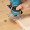 DRT52Z Makita 18V LXT accu-borstelloze bovenfrees 6 mm (1/4 inch) - basistoestel