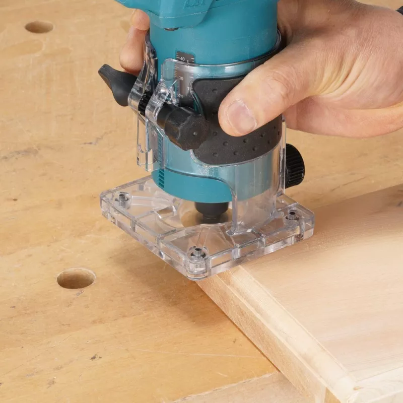 DRT52Z Makita 18V LXT accu-borstelloze bovenfrees 6 mm (1/4 inch) - basistoestel