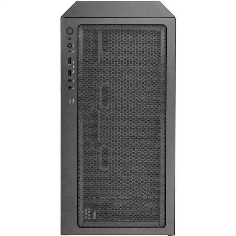 SilverStone FARA 514X zwart gehard glas (SST-FA514X-BG)