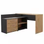 Hoekcomputertafel Topeshop DANY ANT/ART KPL L-vorm spaanplaat