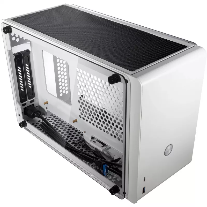 RAIJINTEK Ophion Mini-ITX behuizing met gehard glas - wit - behuizing - Mini-ITX