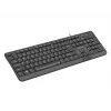 NATEC toetsenbord TROUT SLIM USB, US-layout, zwart