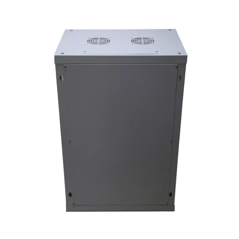 Wandmontage-kast Extralink rackmount-behuizing 18U 600x600 grijs sleutelslot